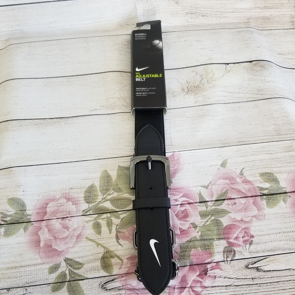 Nike Youth Baseball Belt size 28" to 43" Color Black - Picture 2 of 10